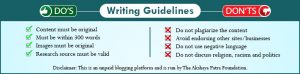 Writing Guidelines