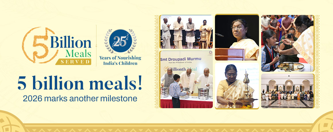 5 Billion Meals Banner